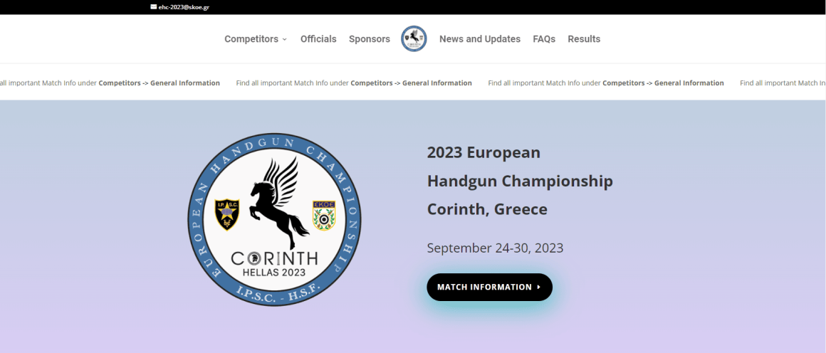 Team GB Handgun Team Set to Compete in the European Handgun Championship in Greece